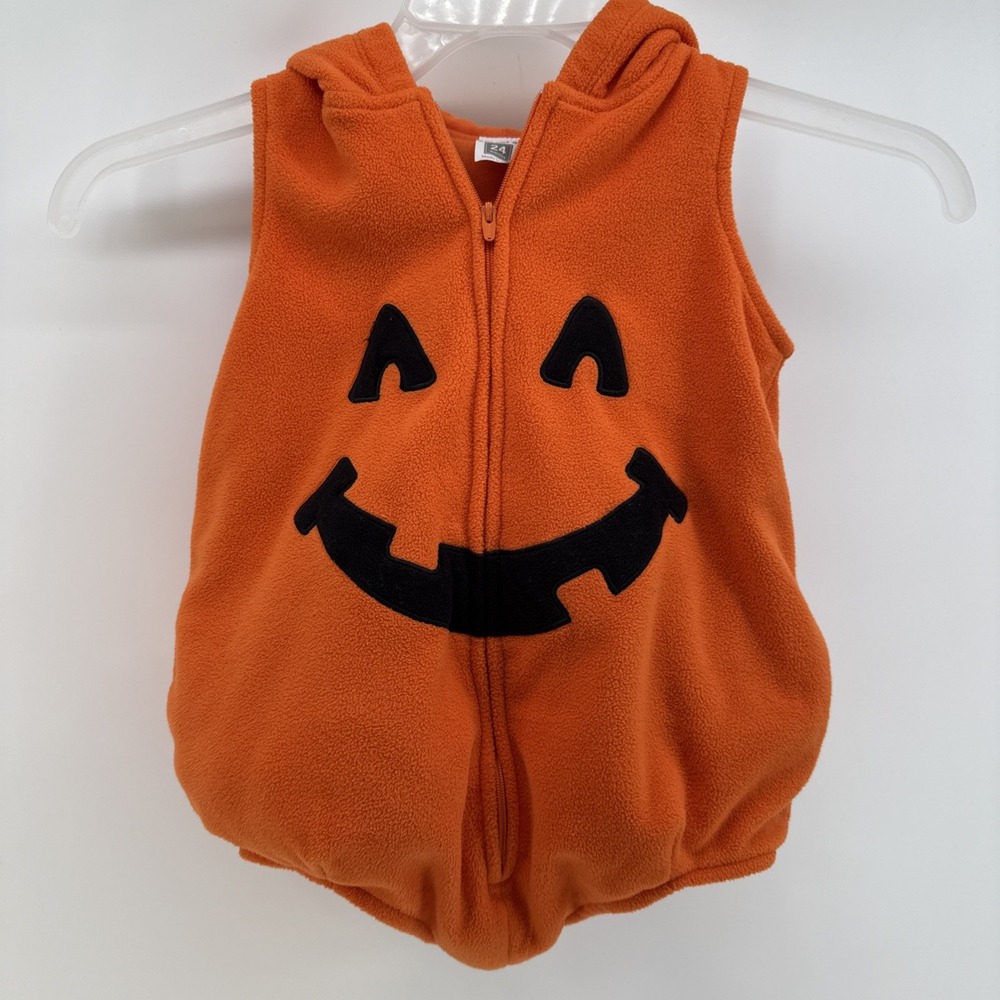 Carter's Jack O Lantern Costume Baby 24 Months Halloween Pumpkin‎